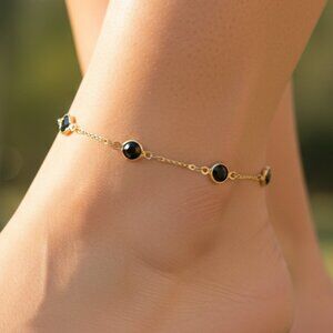 Minimalist Anklet, Sleek & Modern Design, Women’s Fashion, YC110454-A